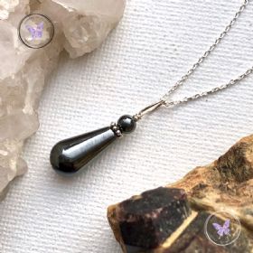 Hematite Drop Pendant